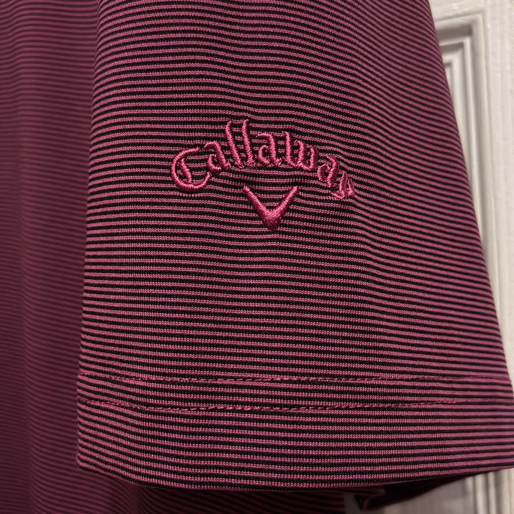 Callaway Purple Polo Shirt Classic Design - Picture 2 of 3